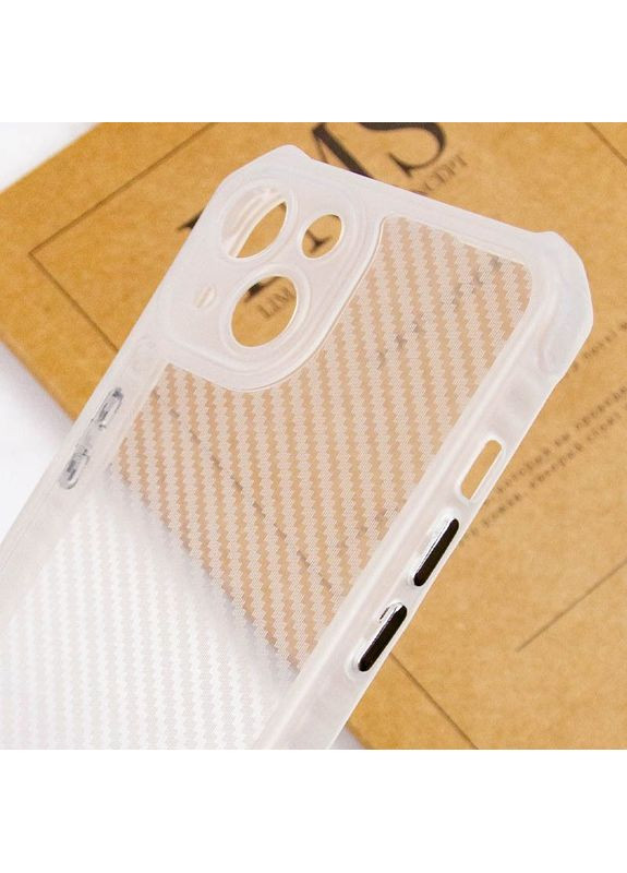 Чехол TPU Ease Carbon series для Apple iPhone 13 (6.1") Прозрачный Epik (372845968)