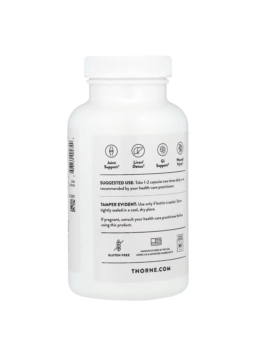 Фитосомы Куркумина, 1000 мг, Curcumin Phytosome,, 120 капсул Thorne Research (326054161)