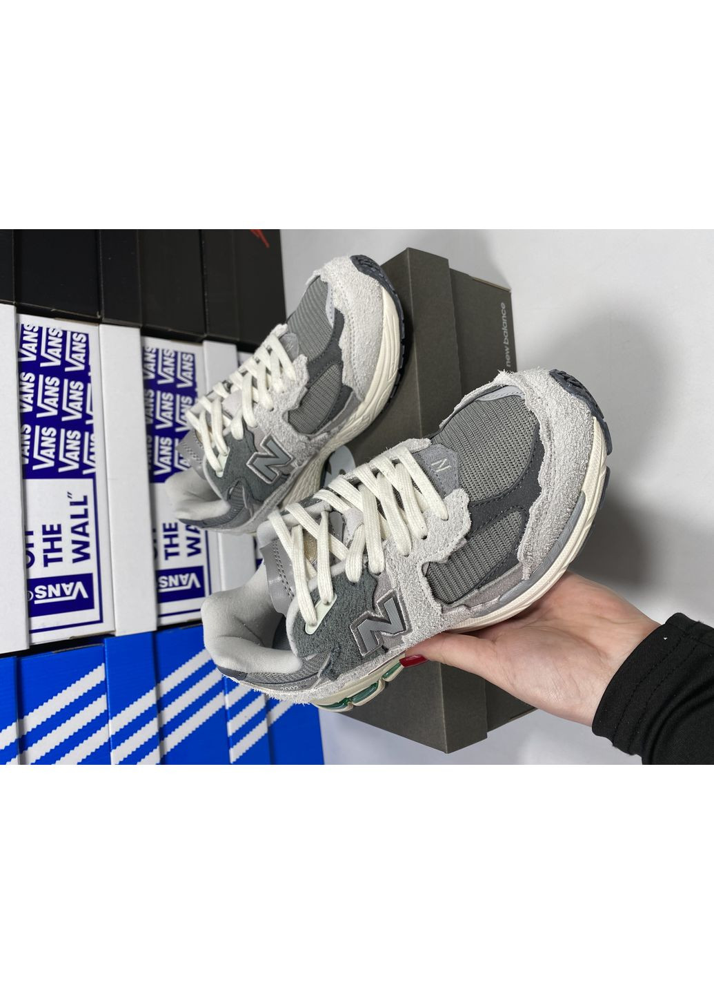 Комбіновані Осінні кросівки чоловічі new balance 2002r protection pack rain cloud нью беланс 2002r No Brand