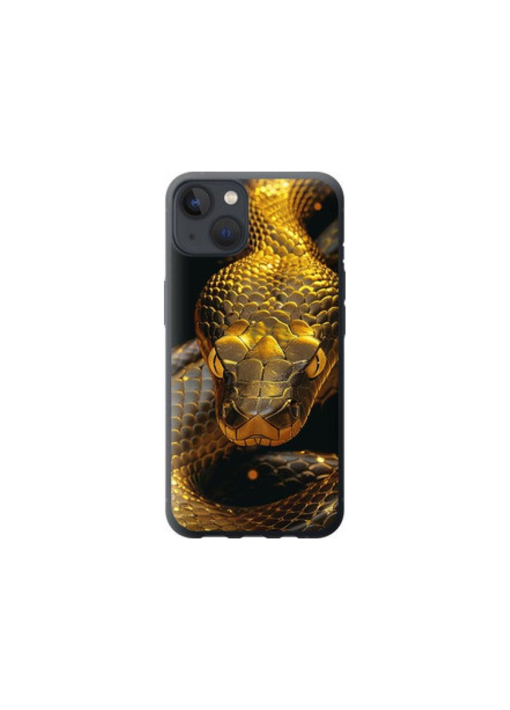 Чехол на iPhone 13 Golden snake MMC (294338905)