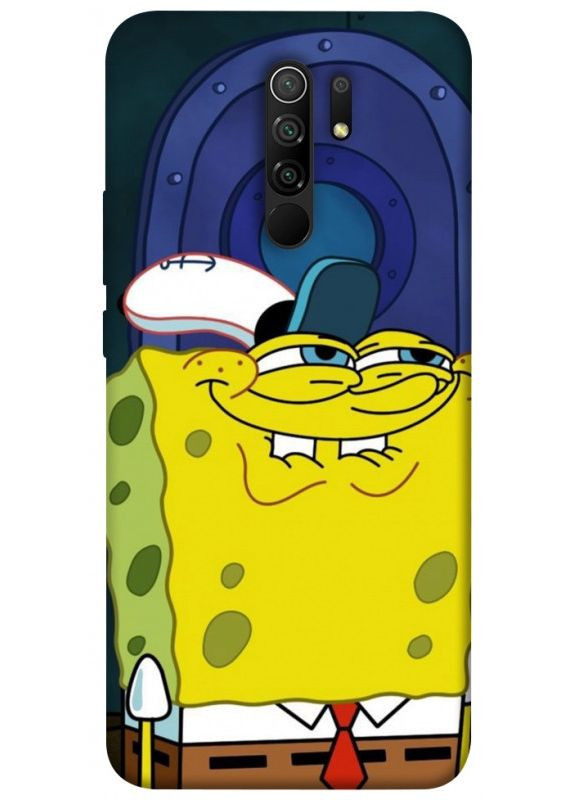 Чохол з принтом для Xiaomi Redmi 9 / для Ксяомі, сяомі, ксіомі редмі 9 Губка Боб No Brand (338603488)