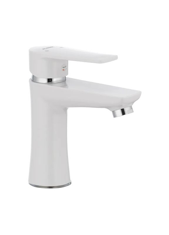 Змішувач для умивальника Oscar-001 білий (без підводки) (PM0022) PLAMIX (321205001)