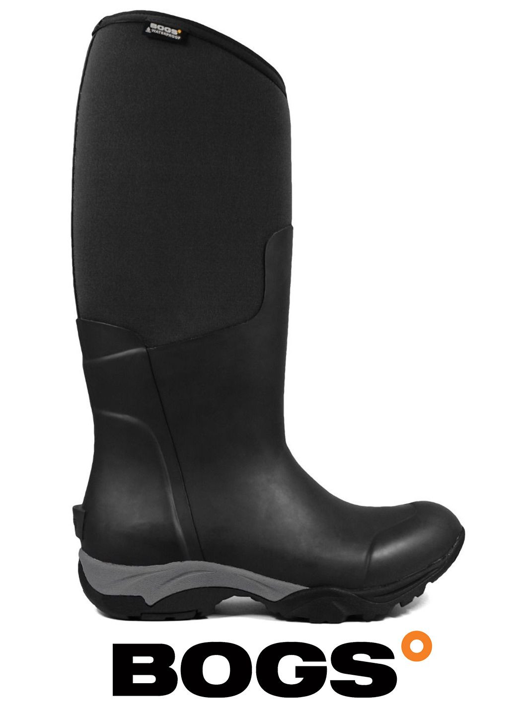 Жіночі гумові чоботи Bogs essential light black (280924756)