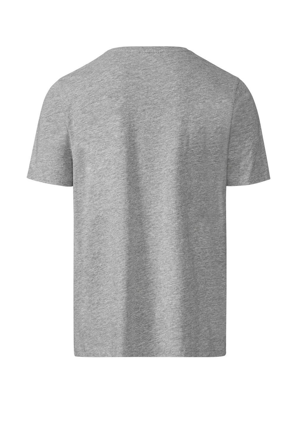 Сіра футболка з коротким рукавом Parkside
