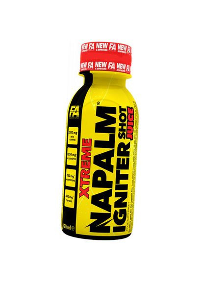 Рідкий передтренувальний комплекс, Xtreme Napalm Igniter Juice Shot, 120мл Юдзу (11113009) Fitness Authority (322724999)