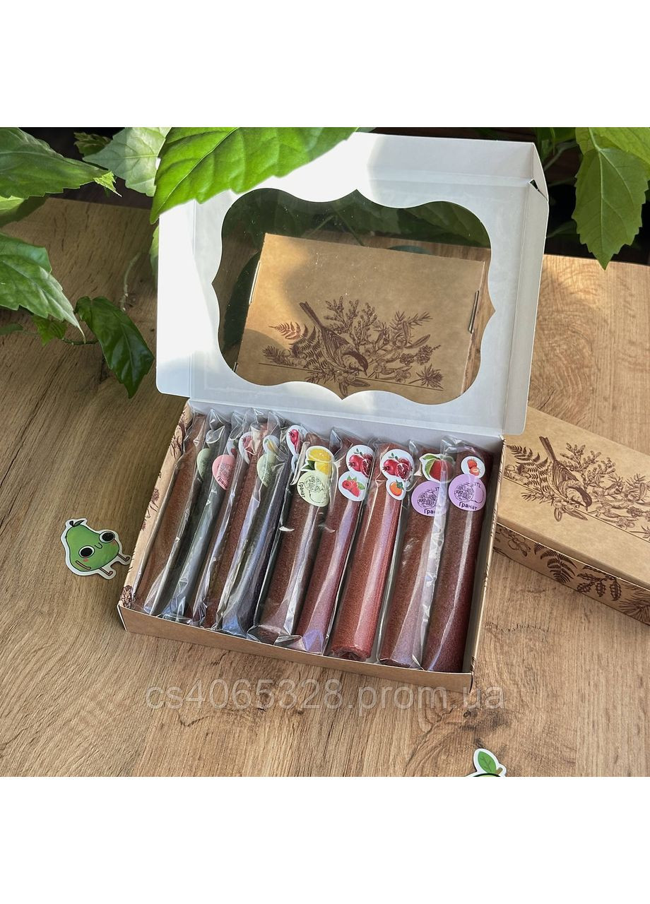 Набор натуральной пастилы на гранатовом соке "Гранатовое наслаждение" - 11 вкусов, 250 г No Brand (364656455)