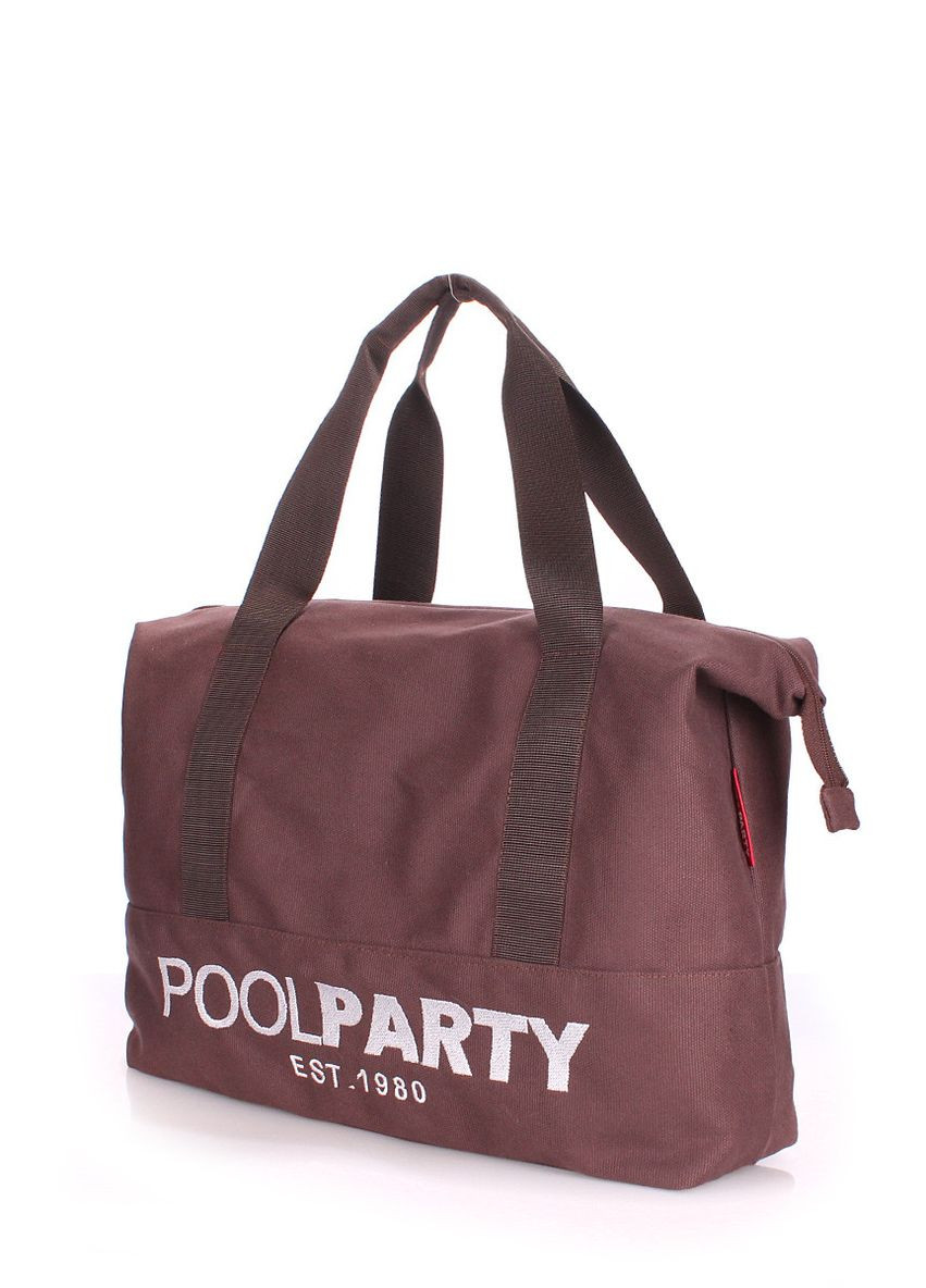 Текстильна сумка Universal коричнева PoolParty (372657617)