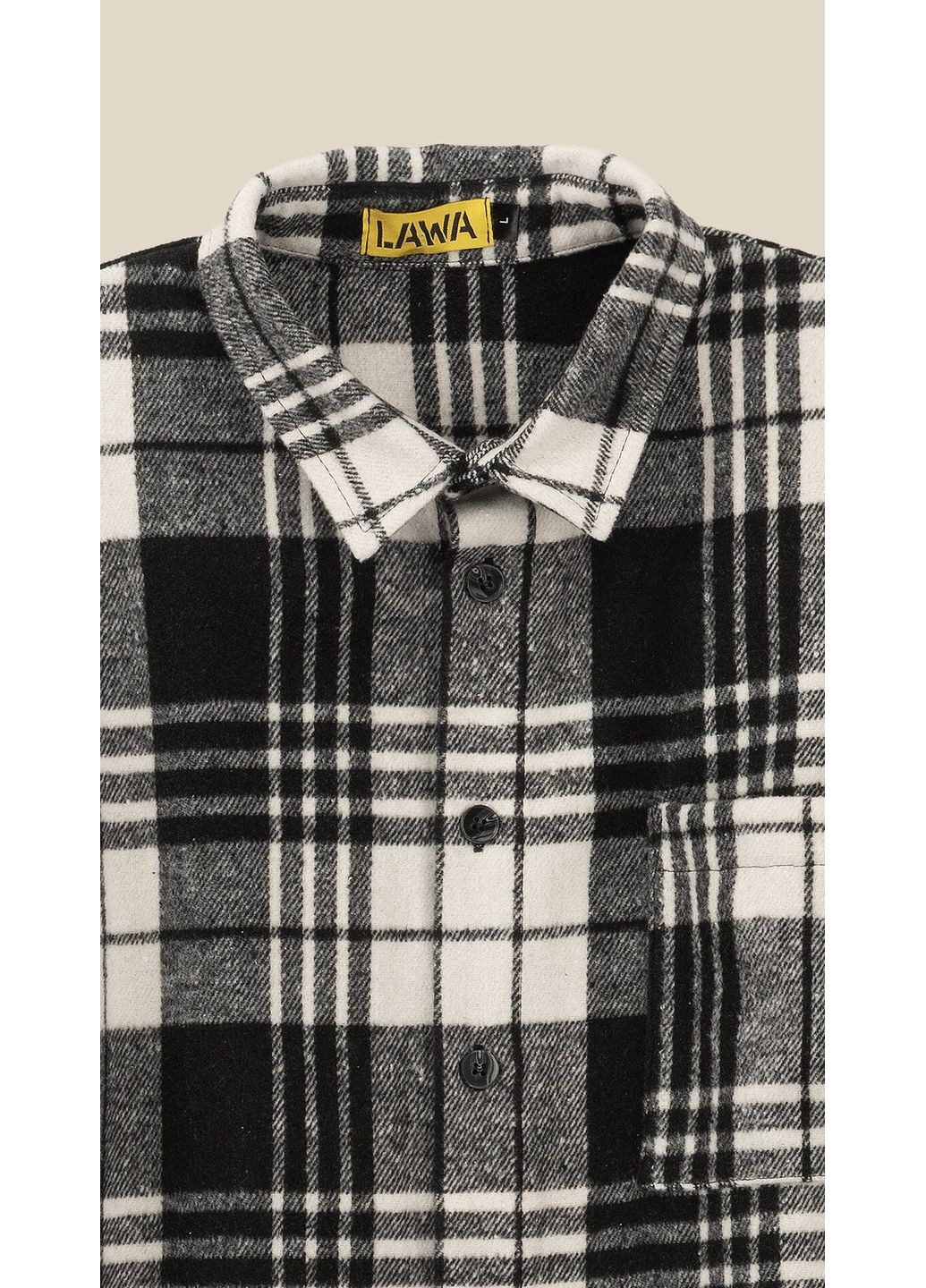 Сорочка кежуал з візерунком чоловіча MBC02355 shop (2888000017376) LAWA (362463761)