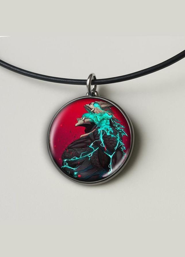 Набір підвіска (кулон) та брелок Аніме Кайдзю #01 (подарунковий набір) No Brand (332633190)