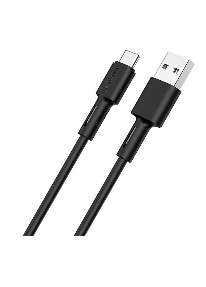 USB кабель Type-C для зарядки телефону / Провід шнур юсб тайп сі для швидкої зарядки та передачі даних Borofone (338601197)