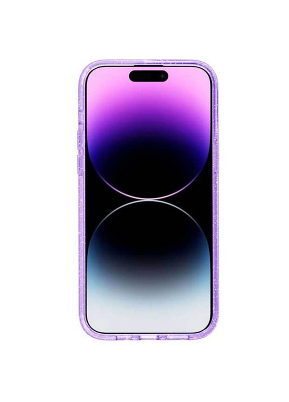Чохол TPU Galaxy Sparkle (MagFit) для Apple iPhone 16 (6.1") Пурпуровий Epik (372973004)