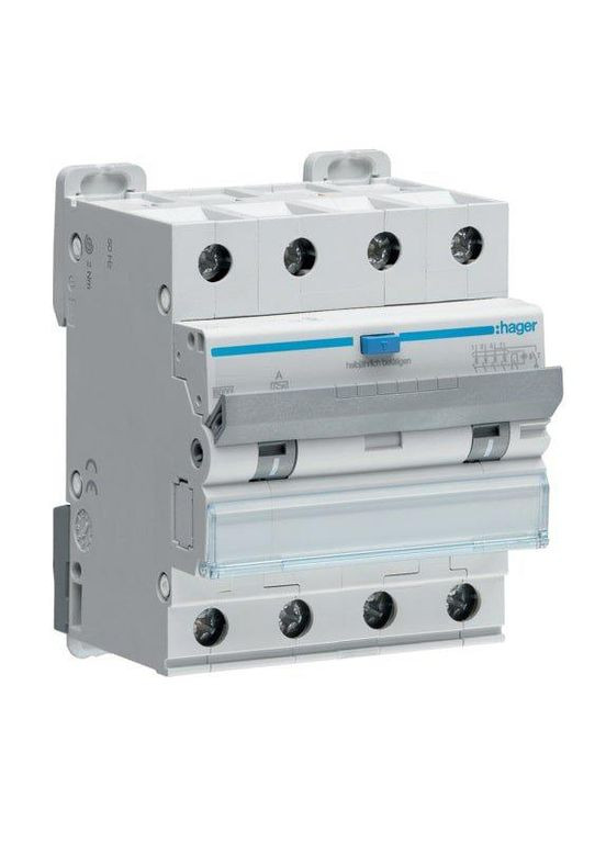 Дифавтомат 4-полюса 25А 30mA ADM475C 25/0,03А Hager (338436832)