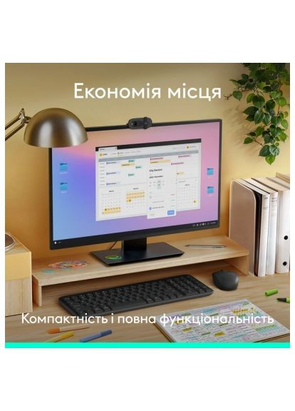Комплект (920-013823) Logitech MK250 Bluetooth UA Graphite (370018840)