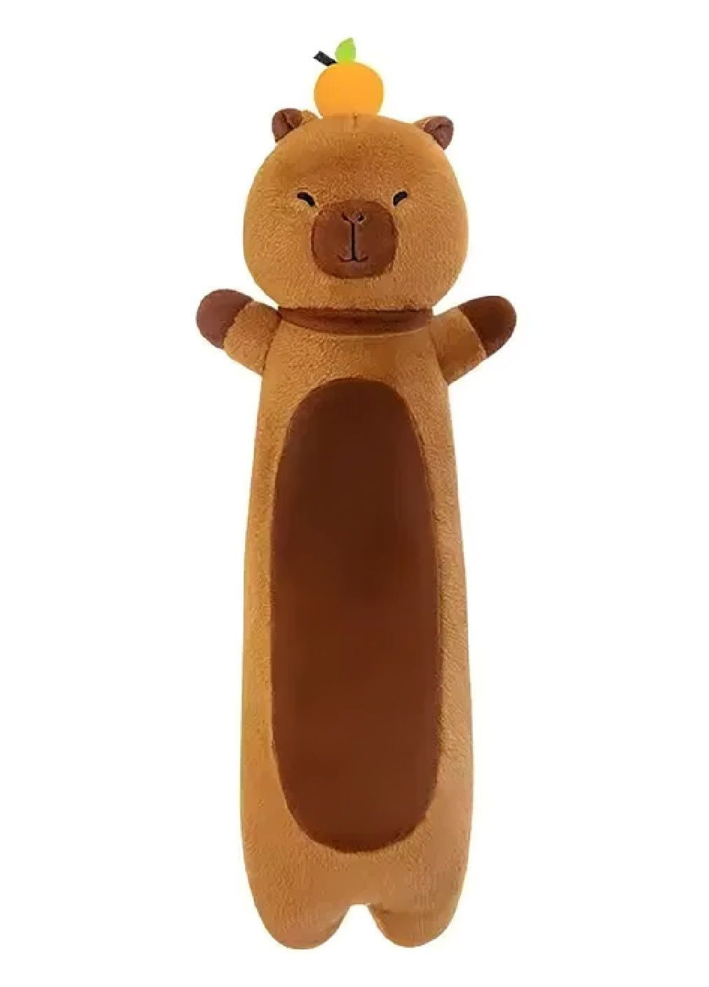 Мягкая плюшевая игрушка подушка обнимашка капибара батон для детей взрослых всей семьи (481831-Prob) Размер 70 см Unbranded (366869172)
