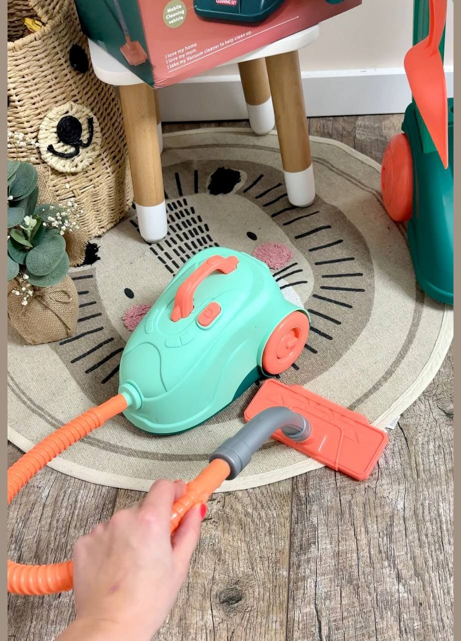 Игровой набор для уборки XG2-29 с коляской и музыкальным пылесосом Fun Game (327797386)