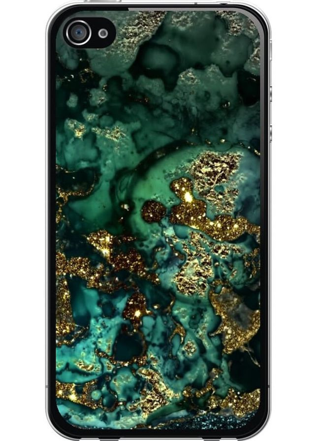2D пластиковый чехол 'Мрамор золото богатство' для Endorphone Apple iPhone 4 (276317678)
