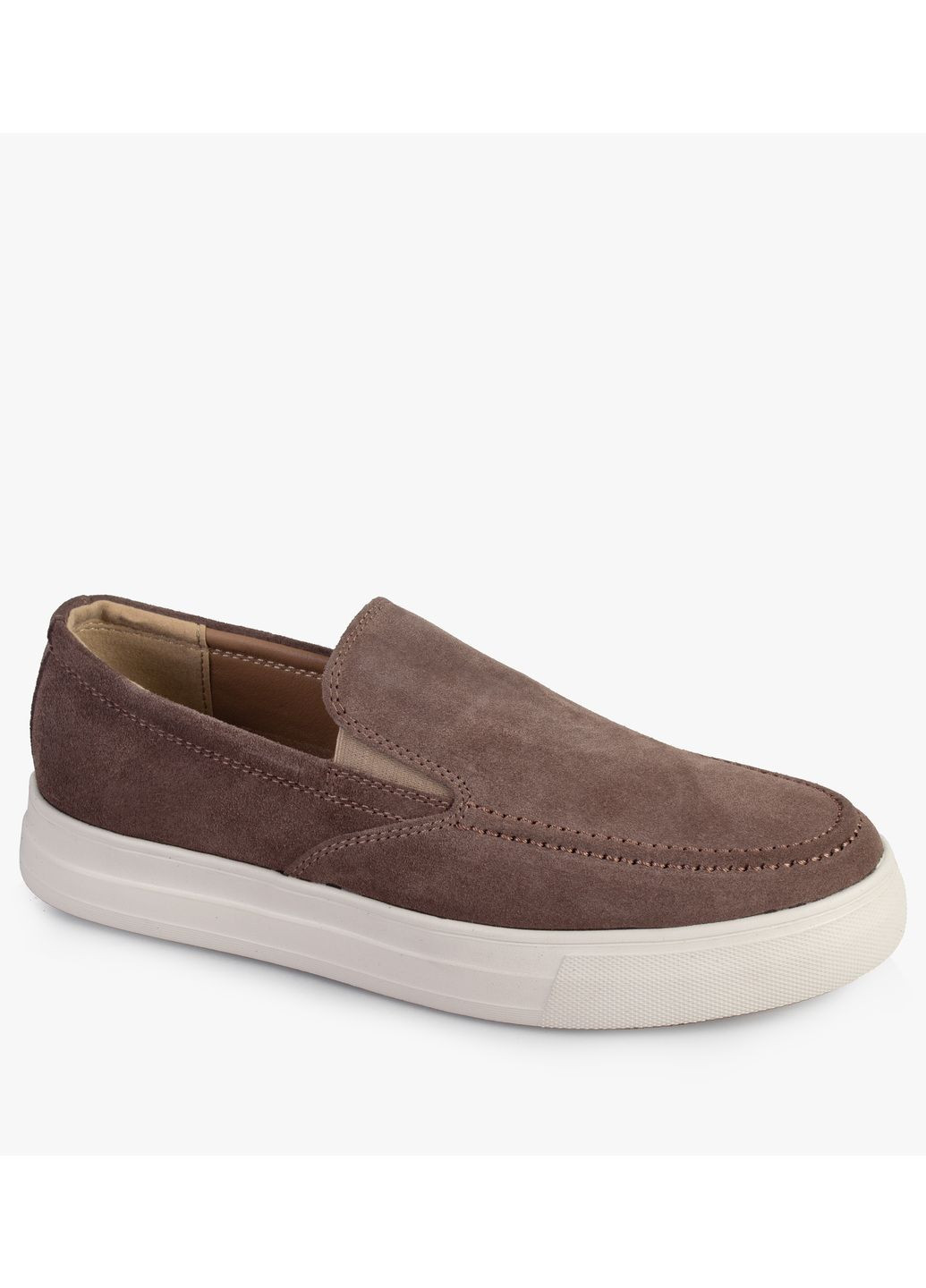 Коричневые слипоны мужские бренда 9200613_(2) ModaMilano