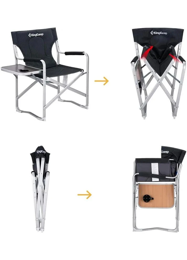 Кресло Deluxe Director chair Black Stripe KingCamp (356454406)