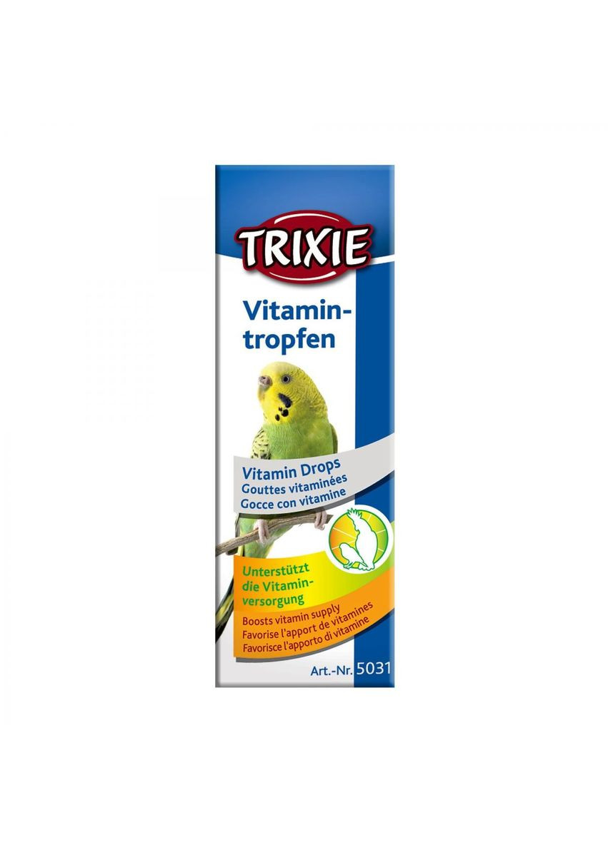 Краплі для папуг Vitamin Drops мультивітамін, 15мл Trixie (292259508)