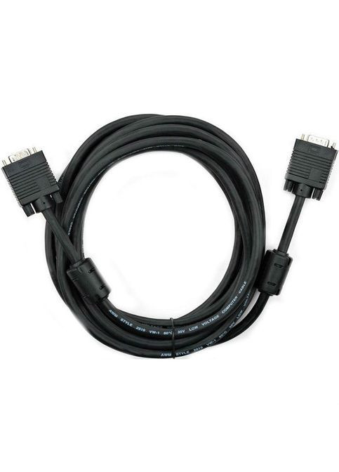 Кабель VGA 5 м MM ferrite (VCPDCVGAMM5MBK) Vinga (333316895)