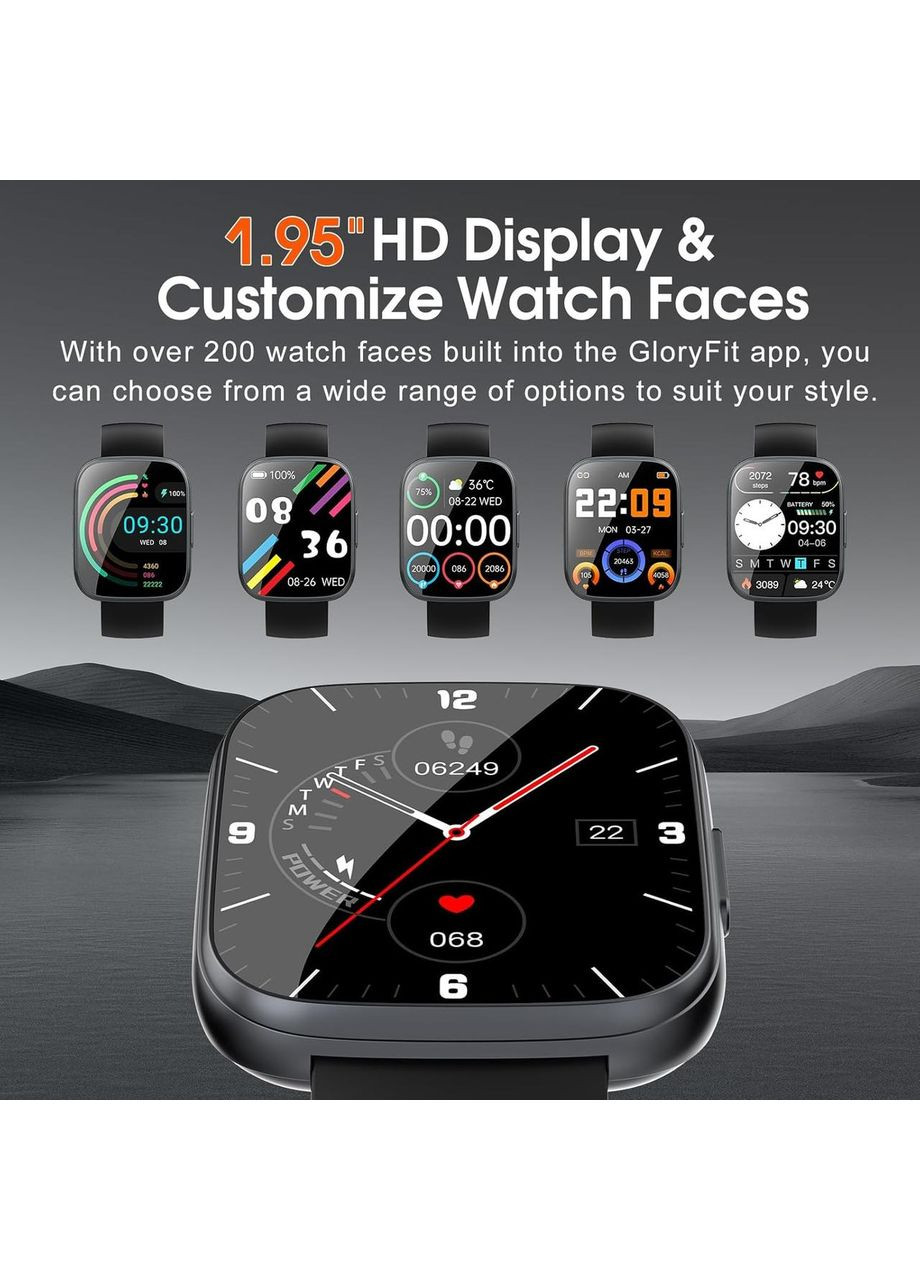 Смарт-часы Smart Watch Puqo T80S Спортивные с температурой, тонометром, Черные No Brand (363318116)