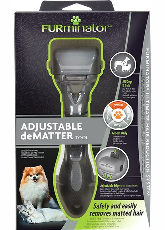 Регулируемый колтунорез для собак и котов 17 х 4.5 х 4 см Furminator (334586828)