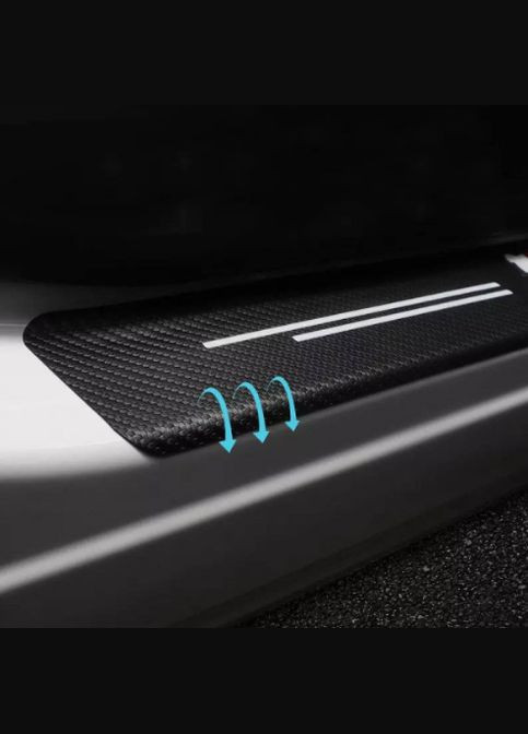 Захисна плівка накладка на пороги та бампер для Карбон 5 шт Haval (331143068)