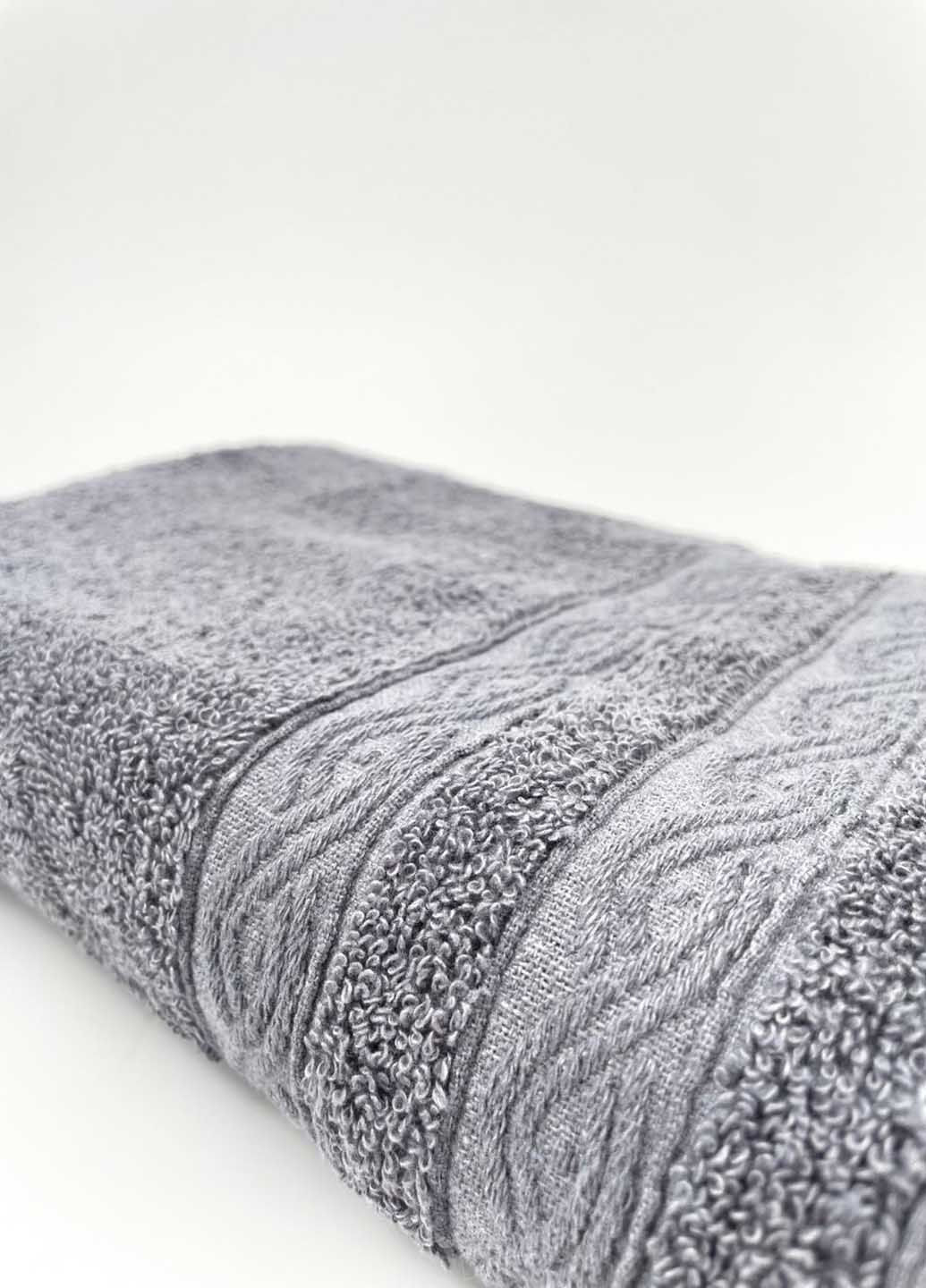 Homedec полотенце банное махровое 140х70 см абстрактный темно-серый производство - Турция