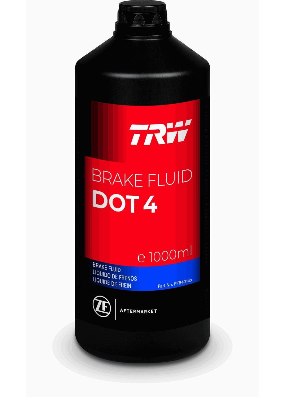 Жидкость тормозная DOT 4 1л DOT4 1L ТОЧКА КИПЕНИЯ 260°C (TW PFB401SE) TRW (354333629)