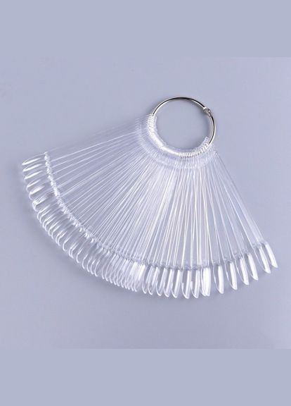 Типсы на кольце прозрачные миндальные, 50 штук YRE (296666072)