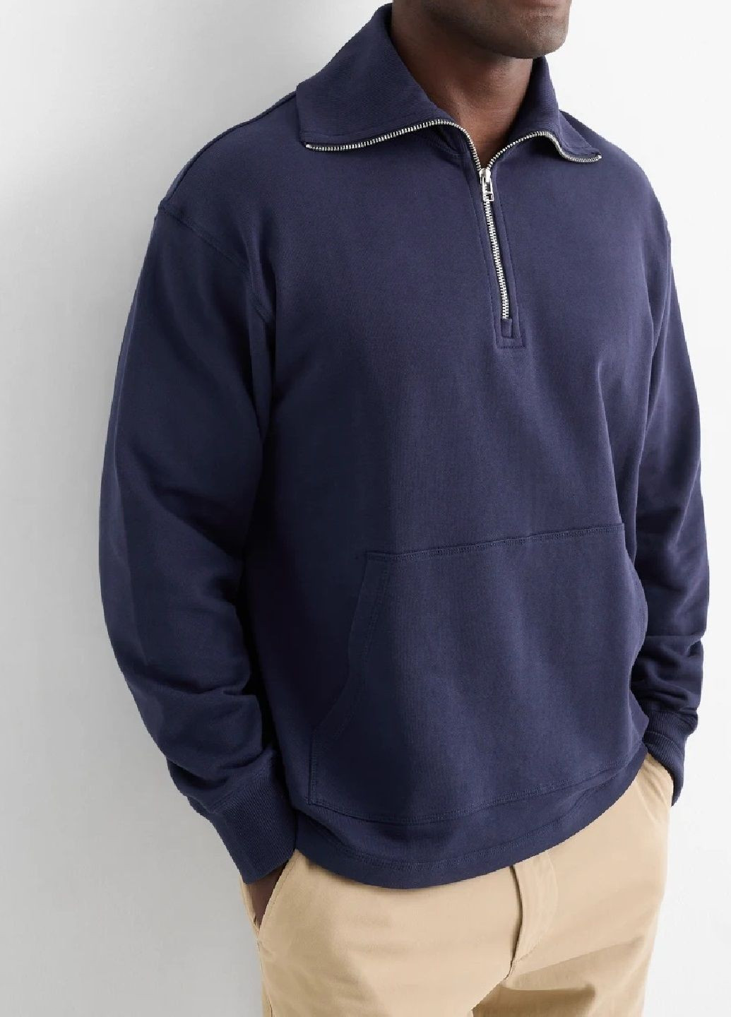 Темно-синій світшот C&A однотонний (361675913)