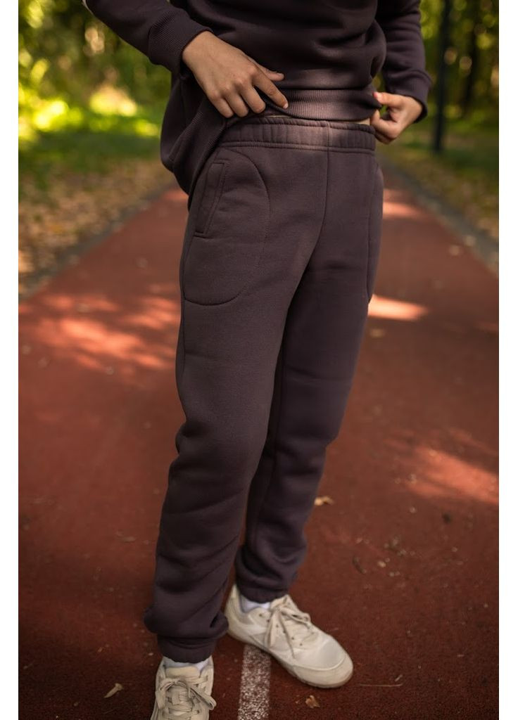 Теплый костюм для мальчика (штаны и свитшот) с надписями HC (h001-6396-025-33) Носи своє (363020460)