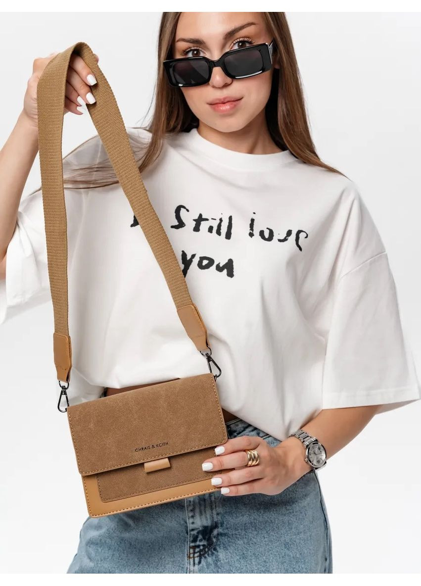 Женская сумка кросс-боди 2213 замшевая велюр наппа No Brand (366872020)