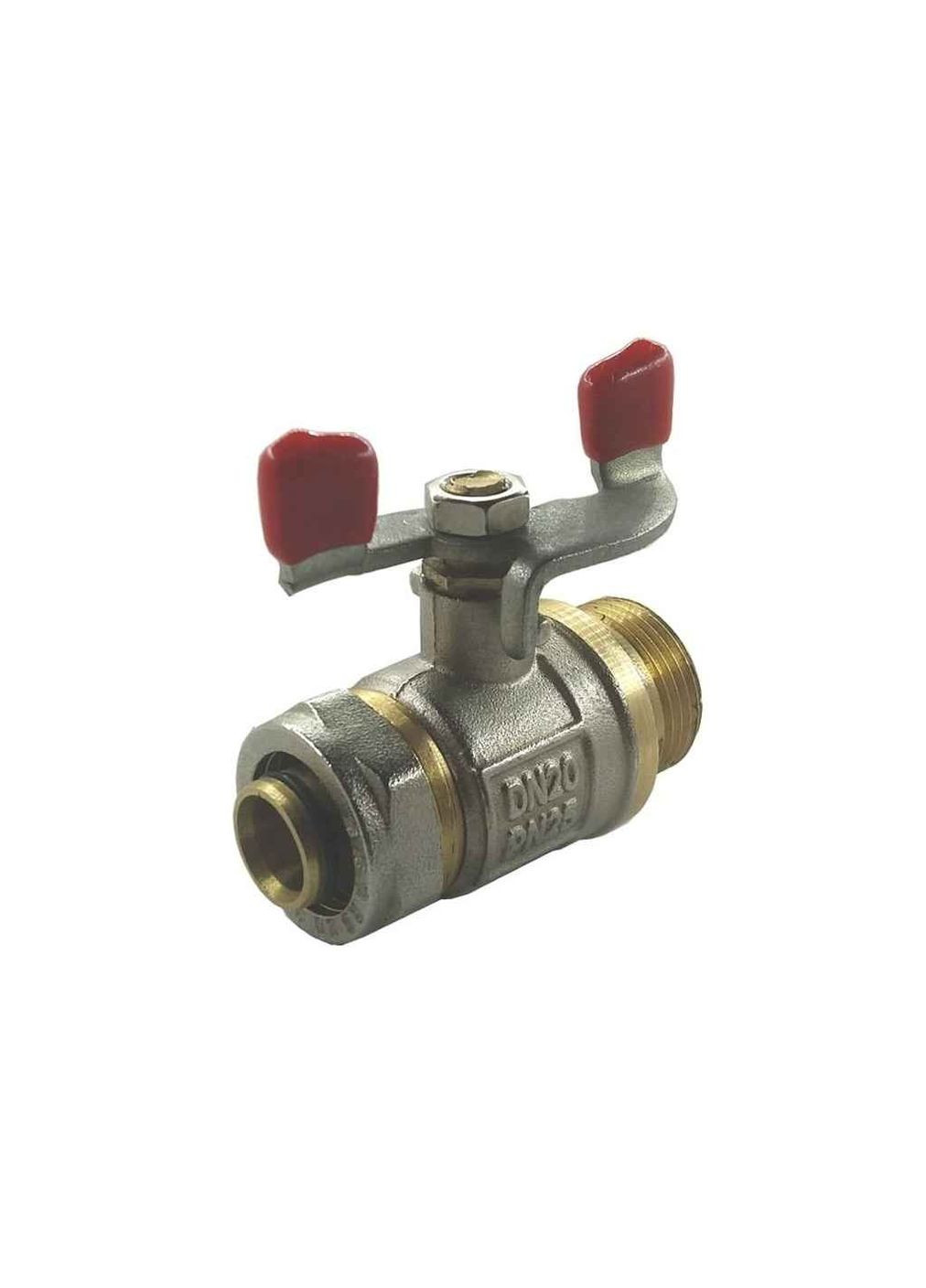 Кран 1/2 шаровой WING 16 Н никель SAT (359433251)