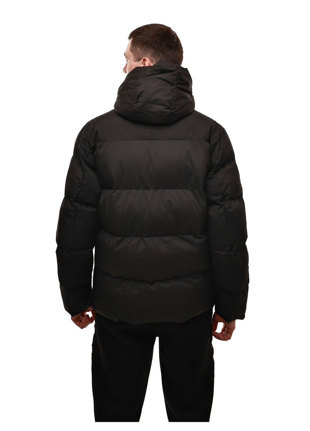 Чорна зимня куртка зимова чоловіча Lumo