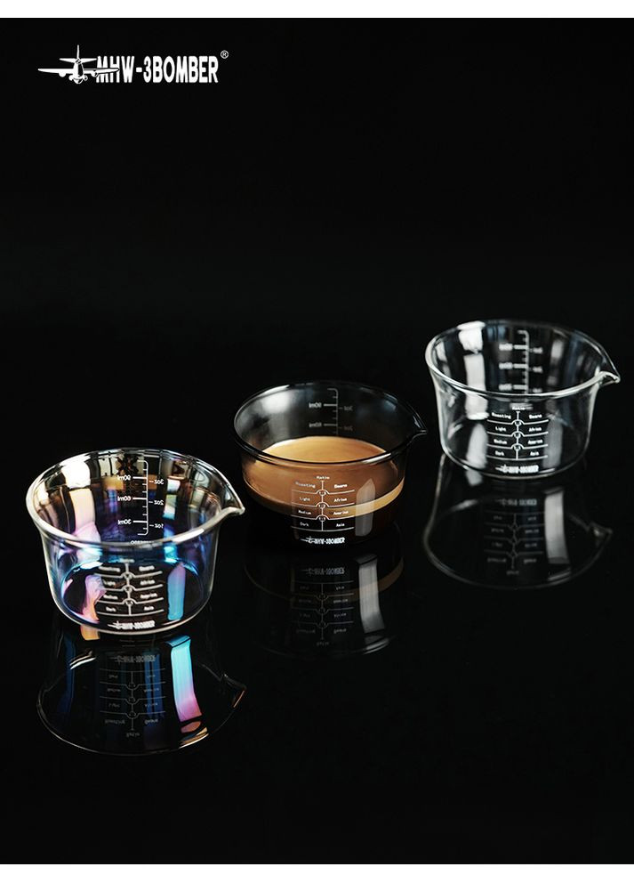 Мерная стеклянная емкость для эспрессо Glass Measuring Cup 120 мл Серая (G6585G-OS) MHW-3BOMBER (361308368)