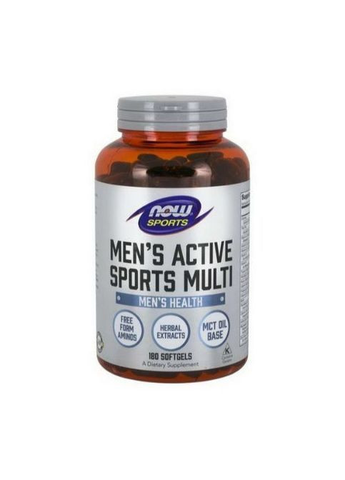 Men's Active Sports Multi 180 Softgels Now Foods (362418755)