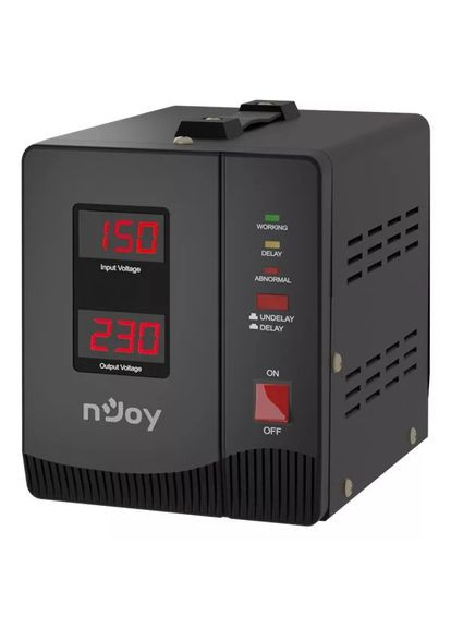 Стабілізатор Alvis 2000 (AVRL-20002AL-CS01B) AVR, 2 розетки nJoy (314929138)