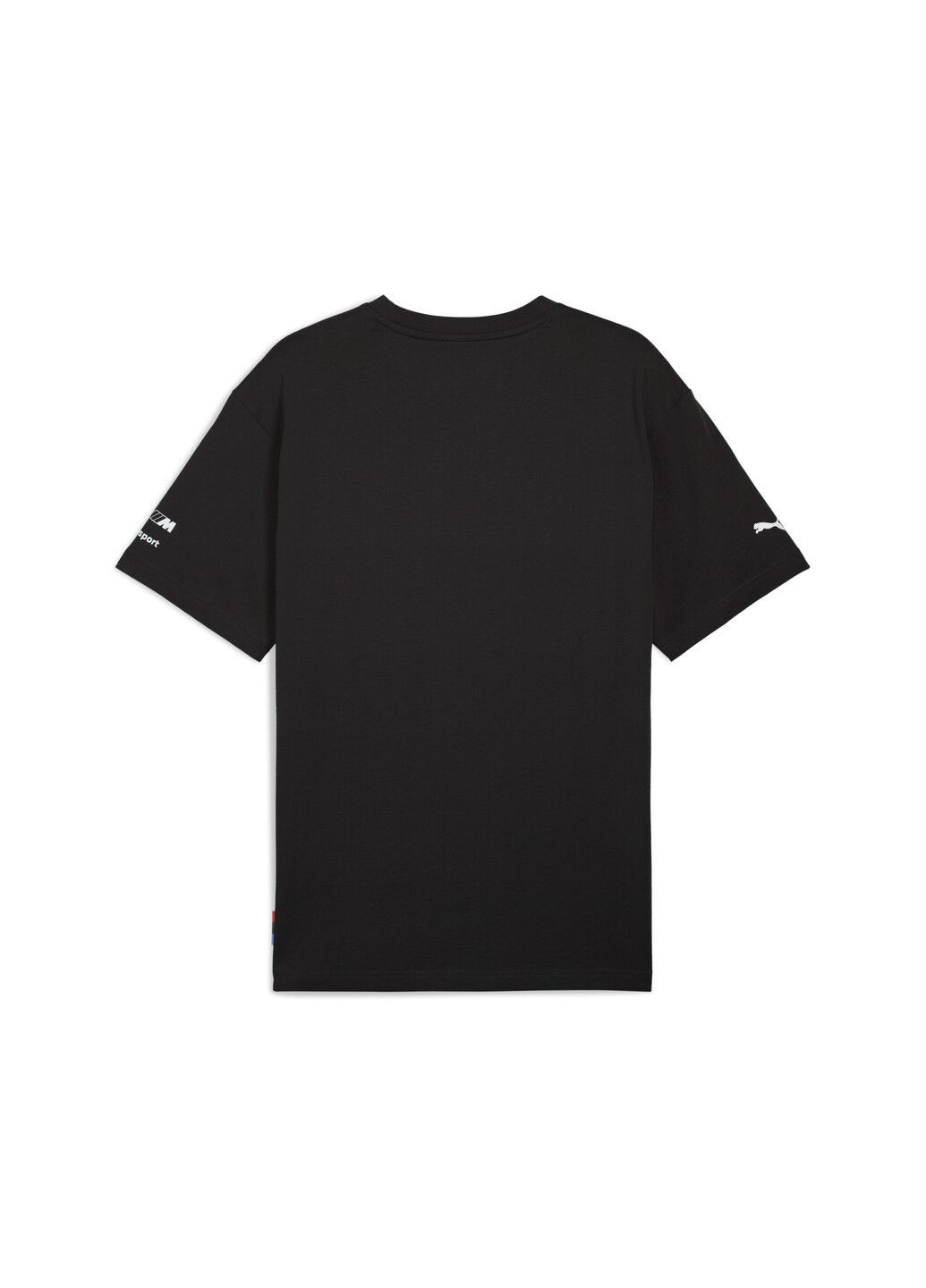 Чорна футболка bmw m motorsport graphic mono tee men Puma