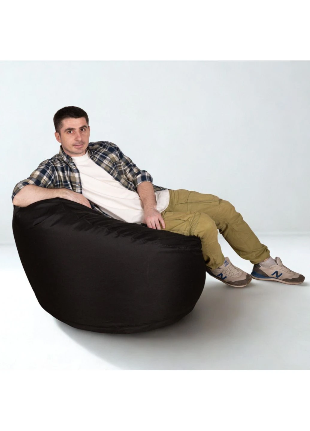 Диван безкаркасний Oxford S (125x80 см) Синій MrBean Диван S (403254102)