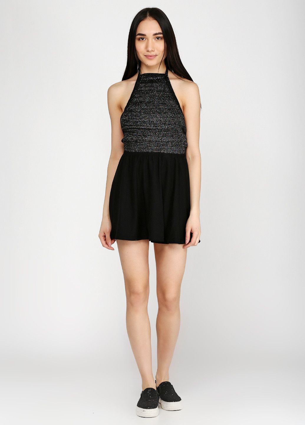 Черная повседневная юбка черный Pull & Bear