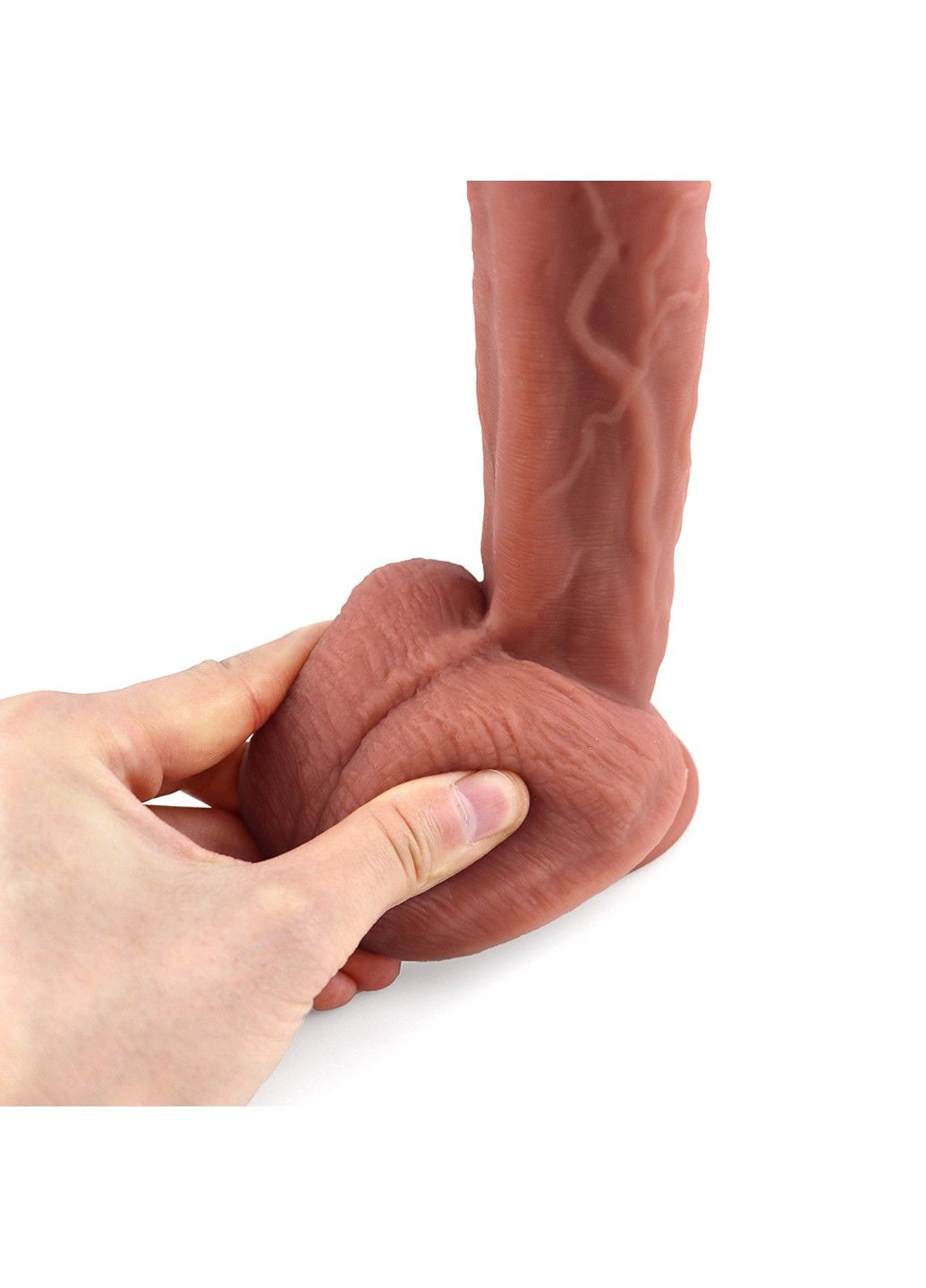 Реалістичний силіконовий фалоімітатор із присоскою 210*40 mm We Love (319846856)