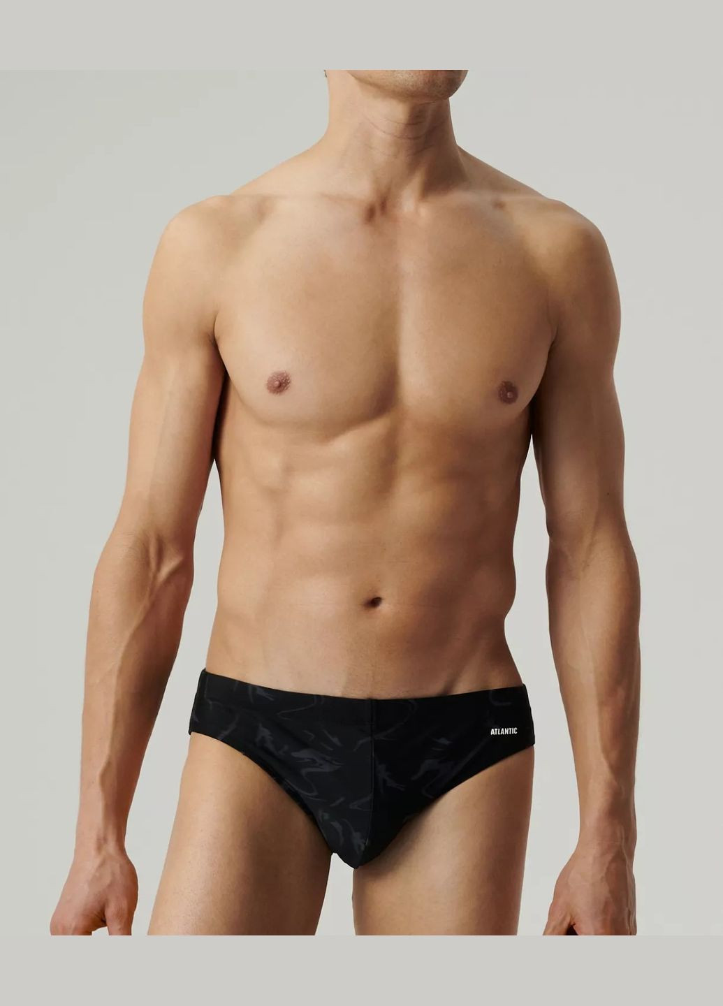 Мужские черные кэжуал мужские плавки брифы Atlantic