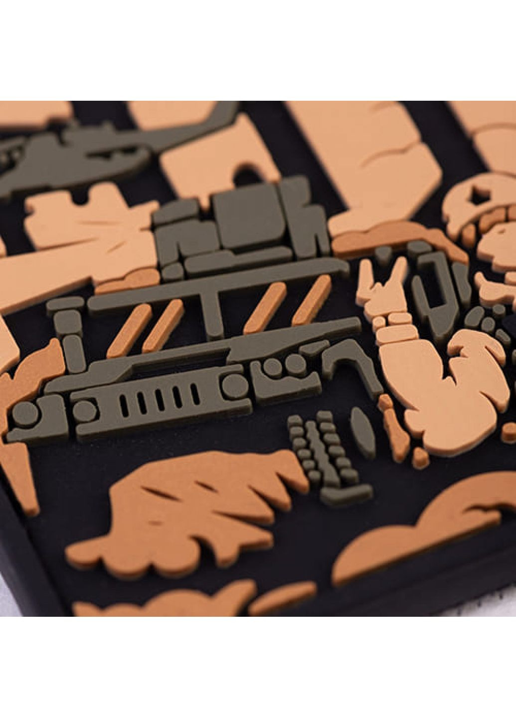 Патч/Шеврон Двіж койот-олива (1065) Dobroznak (367183113)