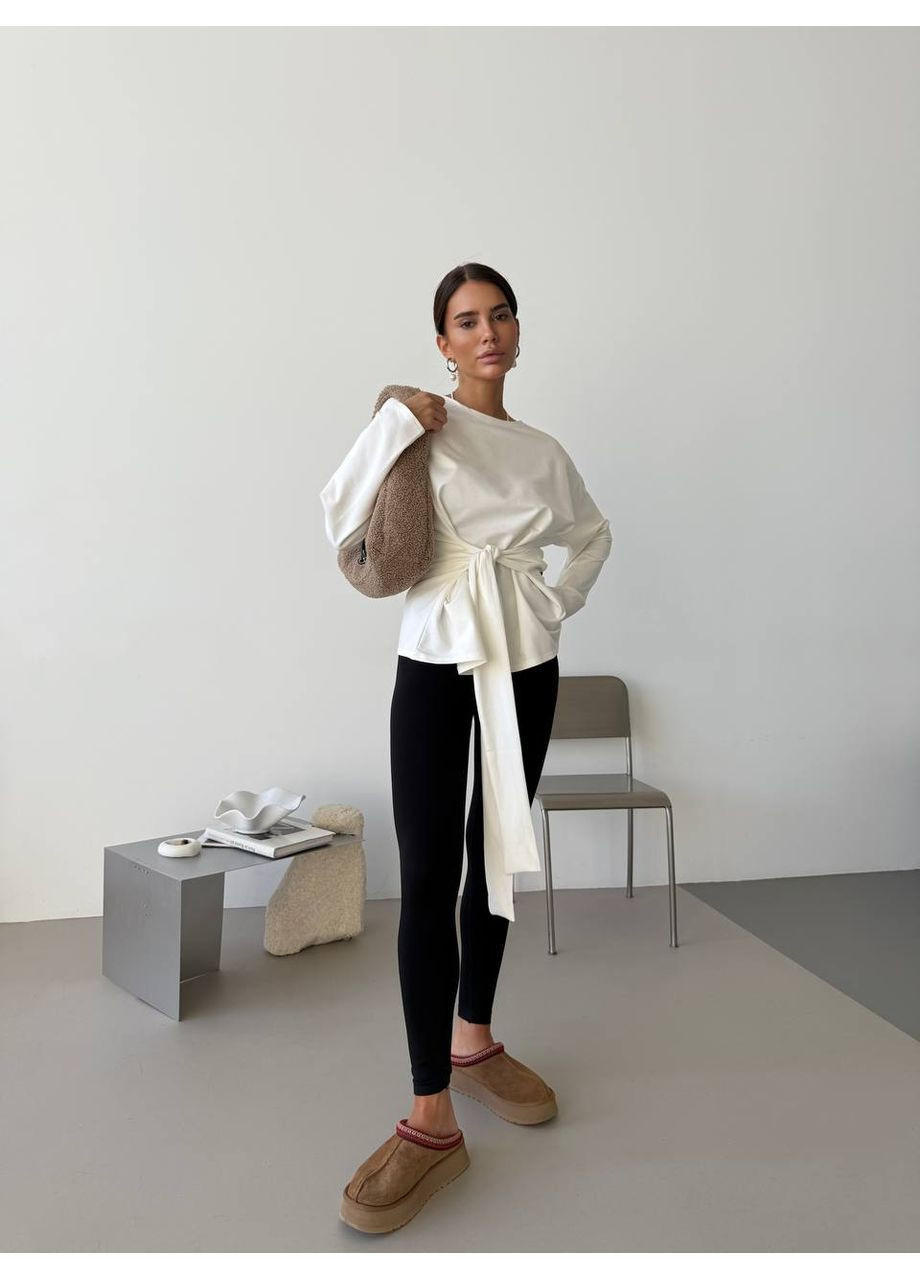 Білий світшот однотонний (361941816)