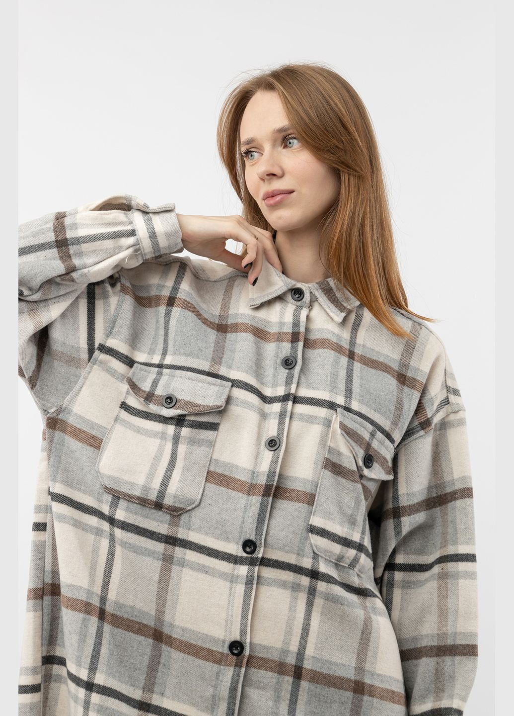 Бежевое женское платье цвет бежевый cb-00233191 Madmext