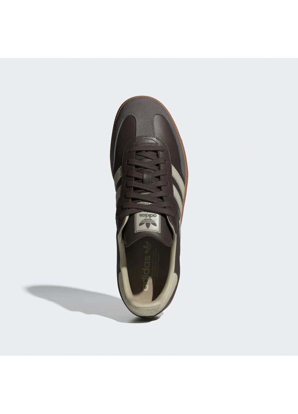 Коричневі кросівки чоловічі samba og brown id1481 adidas
