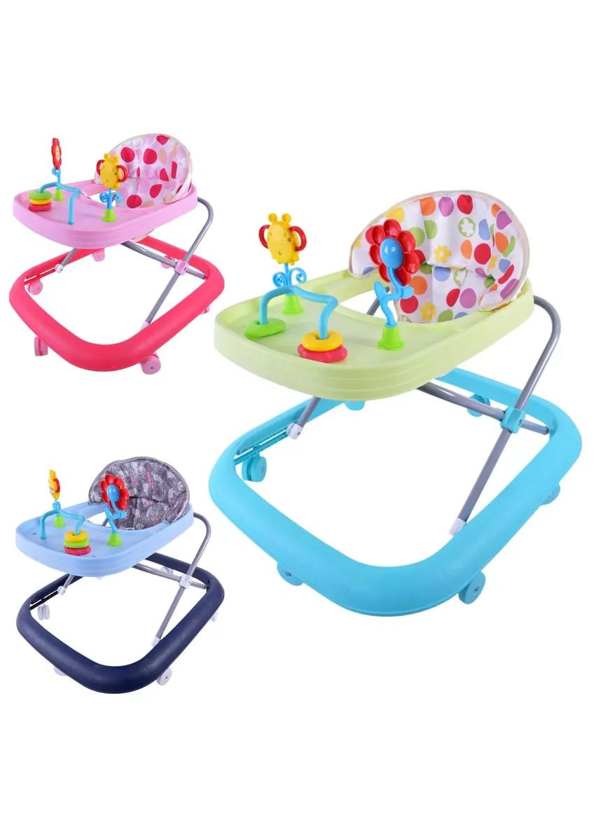 Ходунки дитячі складані на колесах з ігровою панеллю музичні BW104 No Brand (362423206)