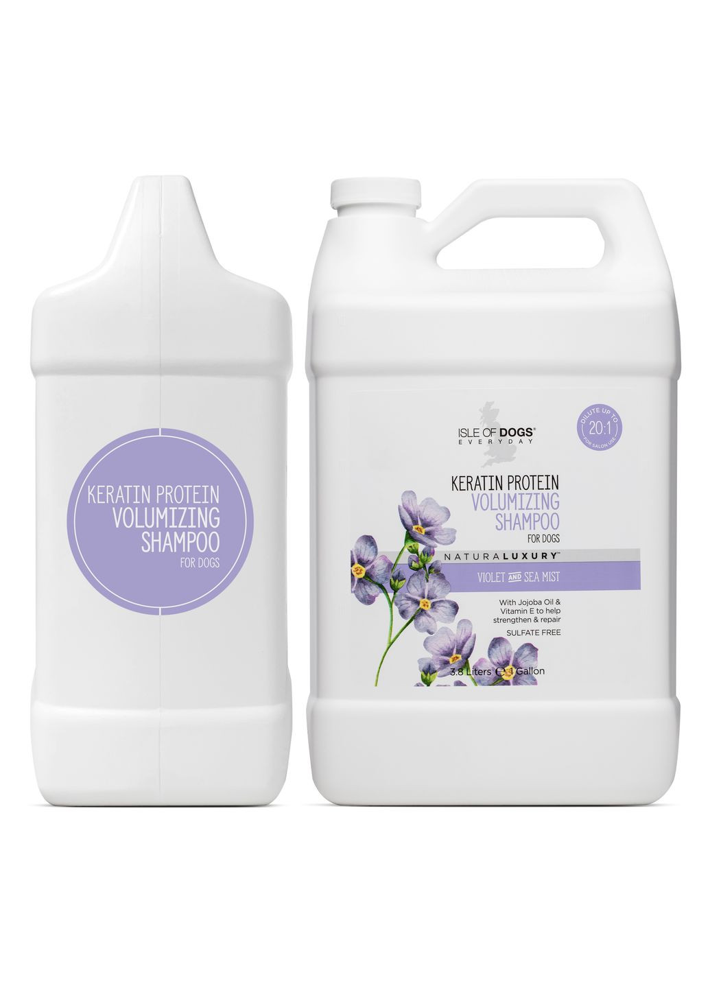 Шампунь Для Об'ємної Шерсті Собак KERATIN VOLUME 3,78 Л Галлон Isle of Dogs (301424013)