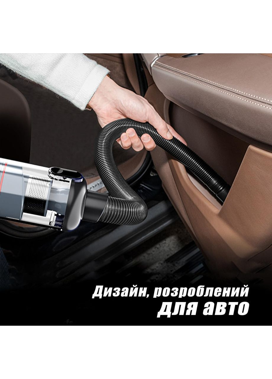Мощный Автомобильный Пылесос Аккумуляторный Пылесос для Машины и Дома Ручной Автопылесос Беспроводной Aspiring (366664709)